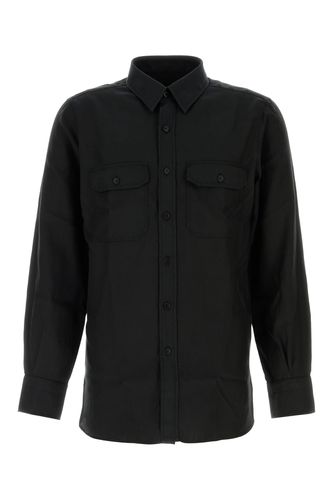 FLUID LIGHT TWILL MILITARY SHIRT-39 Male - Tom Ford - Modalova