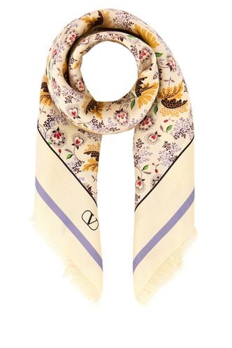 FOULARD | PAPIER FLORAL |-TU Female - Valentino Garavani - Modalova