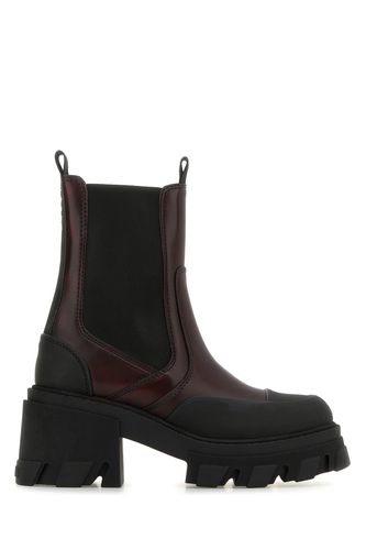 CLEATED HEELED MID CHELSEA BOOT BRUSHED-35 Female - Ganni - Modalova