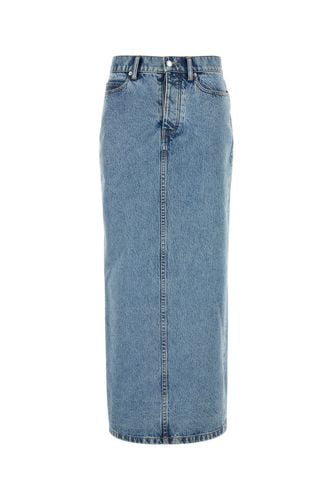 LONG COLUMN SKIRT ALL OVER CLEAR BEAD-25 Female - Alexander Wang - Modalova