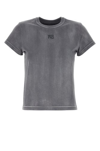 ESSENTIAL JSY SHRUNKEN TEE W/PUFF LOGO-XS Female - T By Alexander Wang - Modalova