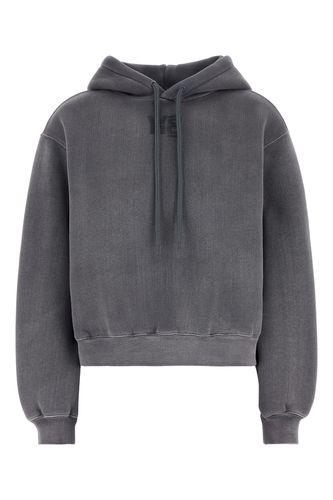 ESSENTIAL TERRY HOODIE WITH PUFF PAINT LOGO-XS Female - T By Alexander Wang - Modalova