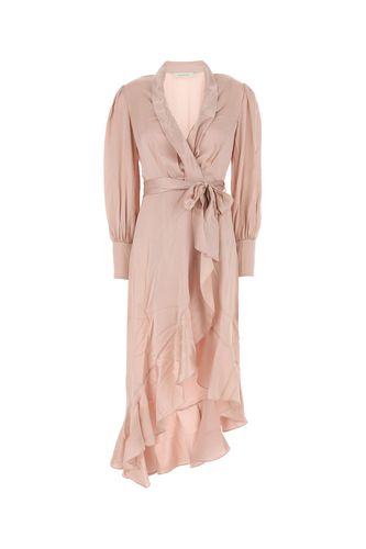 SILK WRAP MIDI DRESS-0 Female - Zimmermann - Modalova