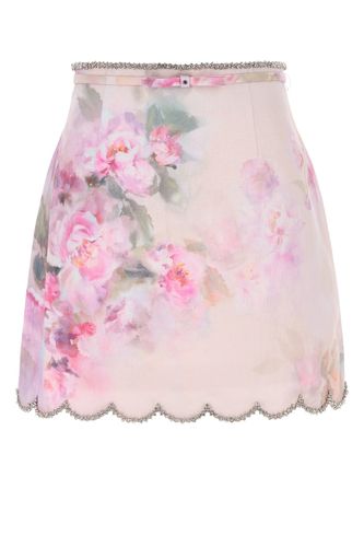 CRUSH SCALLOPED MINI SKIRT-2 Female - Zimmermann - Modalova