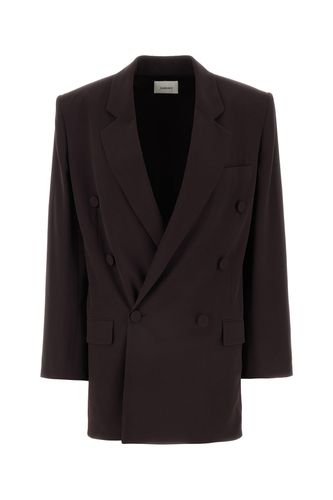 VESTE CREPE MOUSSE DE SOIE-36F Female - Saint Laurent - Modalova