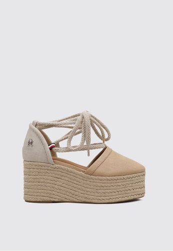 CLOSED TOE LINEN FLATFORM 36 - TOMMY HILFIGER - Modalova