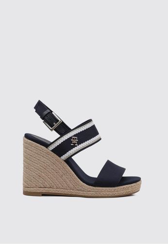 WEBBING HIGH WEDGE SANDAL 37 - TOMMY HILFIGER - Modalova