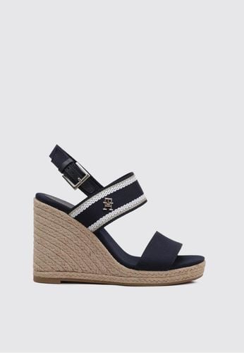 WEBBING HIGH WEDGE SANDAL 35 - TOMMY HILFIGER - Modalova