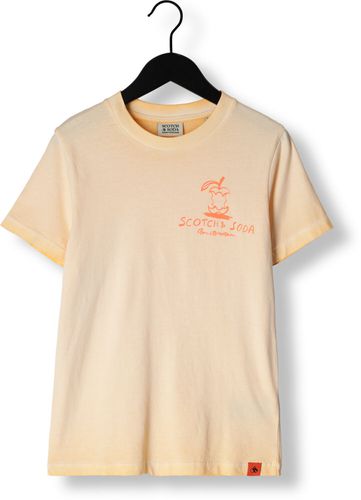 T-shirt Regular Fit Short Sleeved WAshed Artwork Jungen - Scotch & Soda - Modalova