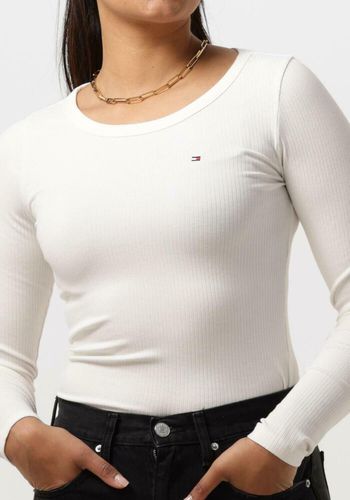 Top Slim 5x2 Rib O-nk Ls Damen - Tommy Hilfiger - Modalova