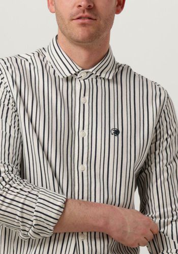 Casual-oberhemd Long Sleeve Shirt Jersey Stripe With Structure Herren - Cast Iron - Modalova