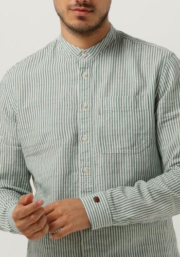 T-shirt Long Sleeve Shirt Co Li Dobby Stripe Herren - Cast Iron - Modalova