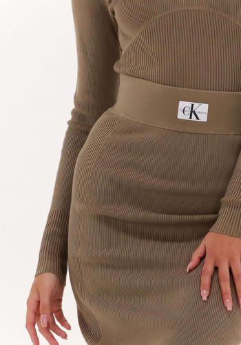 Minirock Badge Knitted Skirt Damen - Calvin Klein - Modalova