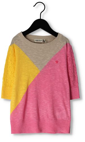 Sweatshirt Knitted Slub Colourblock Sweater Mädchen - Like Flo - Modalova
