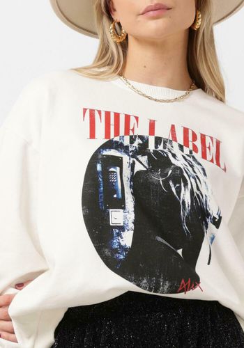 Sweatshirt Ladies Knitted Photoprint Sweater Damen - Alix the Label - Modalova