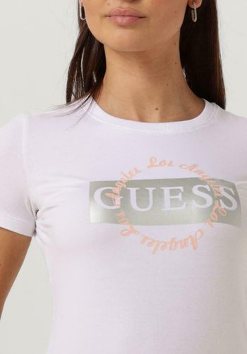 T-shirt Ss Cn Round Logo Tee Damen - Guess - Modalova