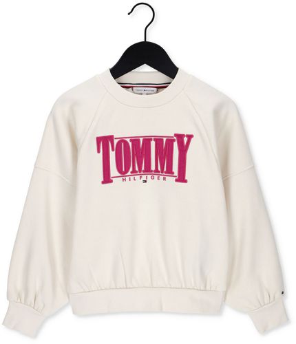 Pullover Tommy Sateen Logo Cn - Mädchen - Tommy Hilfiger - Modalova