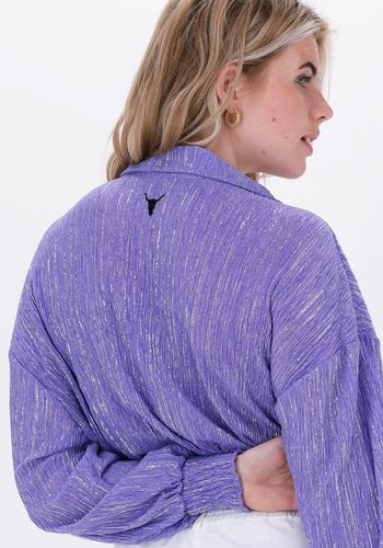 Bluse Knitted Lurex Mesh Blouse Damen - Alix the Label - Modalova