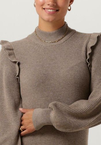 Minikleid Objmalea L/s Ruffle Knit Dress Damen - Object - Modalova