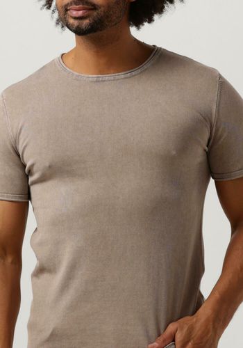 T-shirt Flat Knitted Shirt Shortsleeve With Small Logo On Chest Herren - Purewhite - Modalova