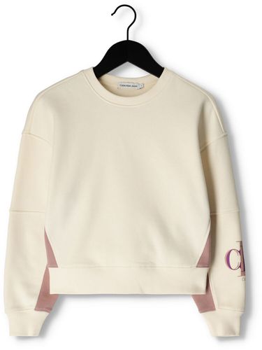 Pullover Colour Block Monogram Sweatshirt - Mädchen - Calvin Klein - Modalova
