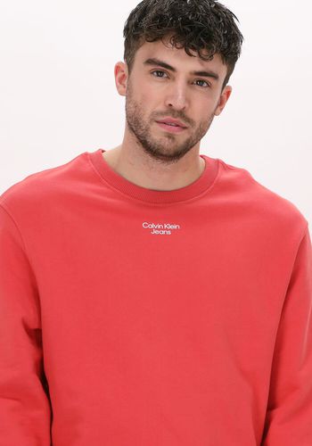 Sweatshirt Stacked Logo Crew Neck Herren - Calvin Klein - Modalova