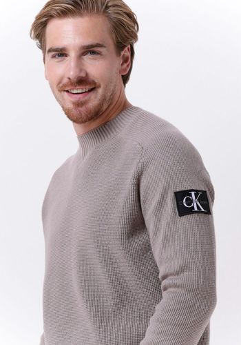 Sweatshirt Monologo Badge Sweater Herren - Calvin Klein - Modalova
