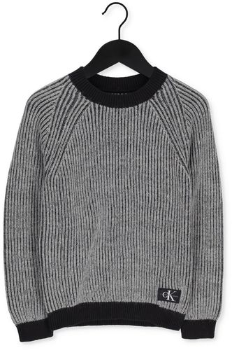 Sweatshirt Two Tone Badge Sweater Jungen - Calvin Klein - Modalova