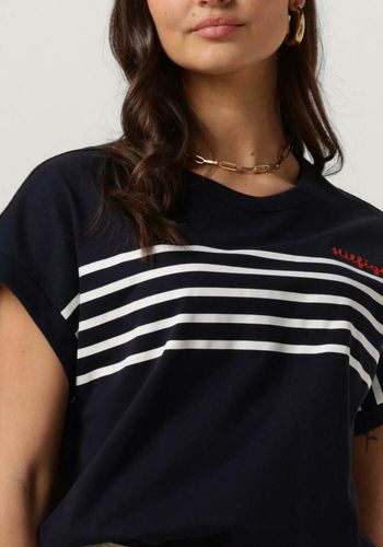 T-shirt Tlx Stripe Emb C-nk Ss Damen - Tommy Hilfiger - Modalova