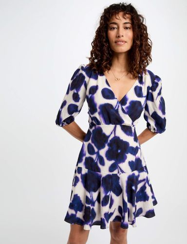 Robe courte évasée imprimée - Morgan - Modalova