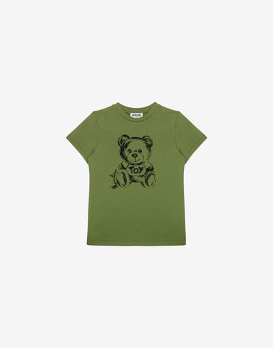 T-shirt In Jersey Teddy Print - Moschino - Modalova