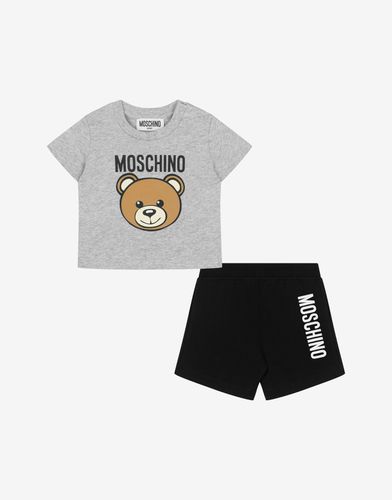 Completo T-shirt E Short Teddy Bear - Moschino - Modalova