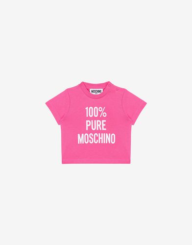 T-shirt In Jersey 100% Pure - Moschino - Modalova