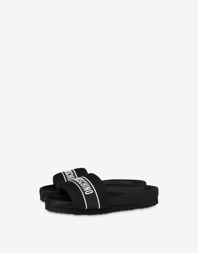 Chanclas De Malla Logo Band - Love Moschino - Modalova