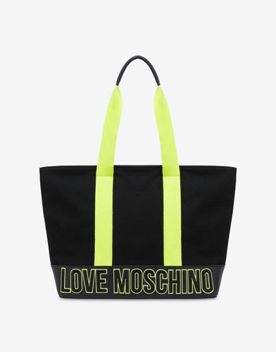 Free Time Canvas Shopper - Love Moschino - Modalova