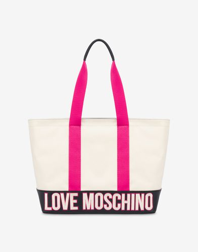 Free Time Canvas Shopper - Love Moschino - Modalova