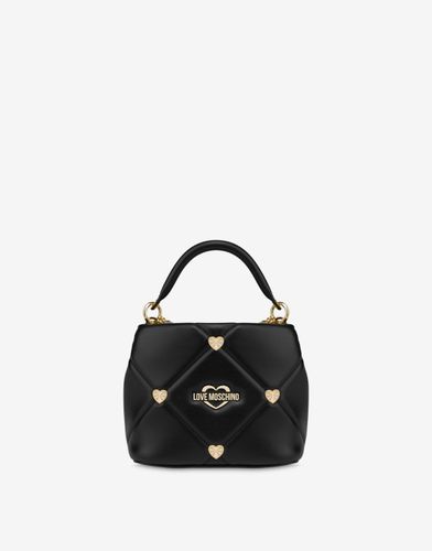 Pequeño Bolso De Mano Jewel Hearts - Love Moschino - Modalova