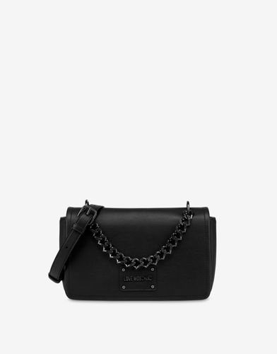 Heart Chain Shoulder Bag - Love Moschino - Modalova