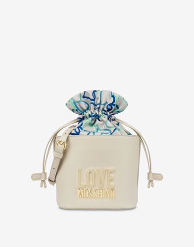 Jelly Logo Bucket Bag - Love Moschino - Modalova