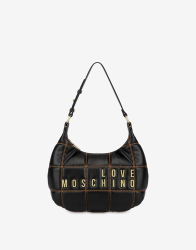 Pequeño Bolso «hobo» Embroidery Quilt - Love Moschino - Modalova