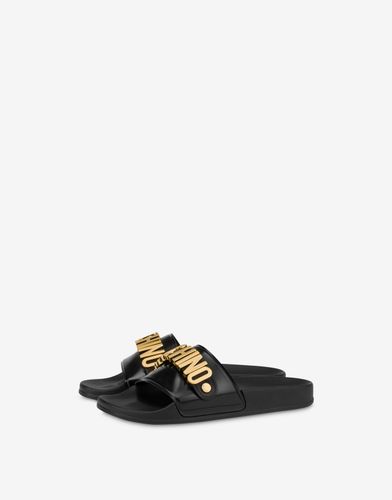 Chanclas Lettering Logo - Moschino - Modalova