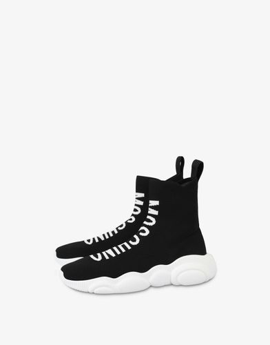 Zapatillas Altas Tipo Calcetín Teddy Shoes - Moschino - Modalova