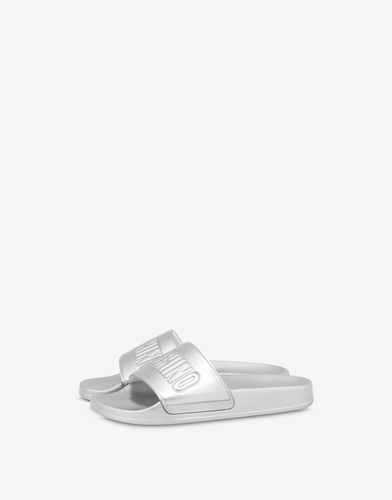 Chanclas De Pvc Laminado - Moschino - Modalova