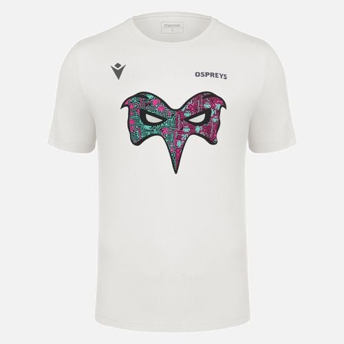 Ospreys Rugby 2023/24 white leisure tee - Macron - Modalova