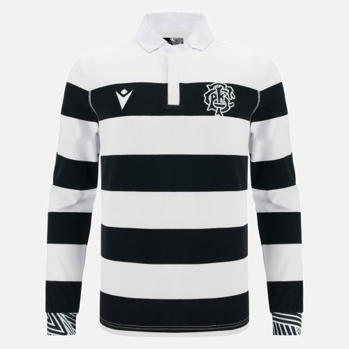 Barbarians 2025/26 Cotton Long Sleeve Replica Shirt - Macron - Modalova