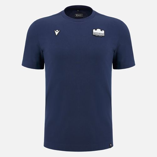 Edinburgh Rugby 2024/25 navy athleisure tee - Macron - Modalova