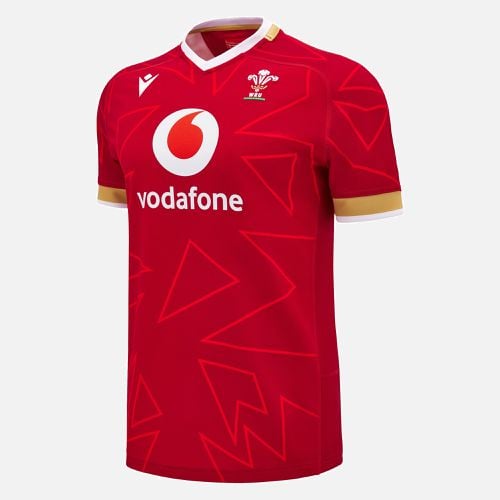 Welsh Rugby 2024/25 home pathway slim fit match shirt - Macron - Modalova