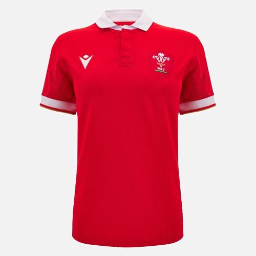 Welsh Rugby 2024/25 womens fit home cotton shirt - Macron - Modalova