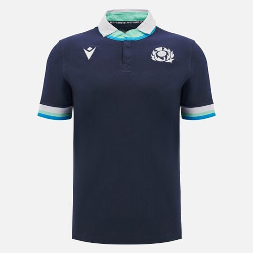 Scotland Rugby 2024/25 home short sleeve cotton shirt - Macron - Modalova