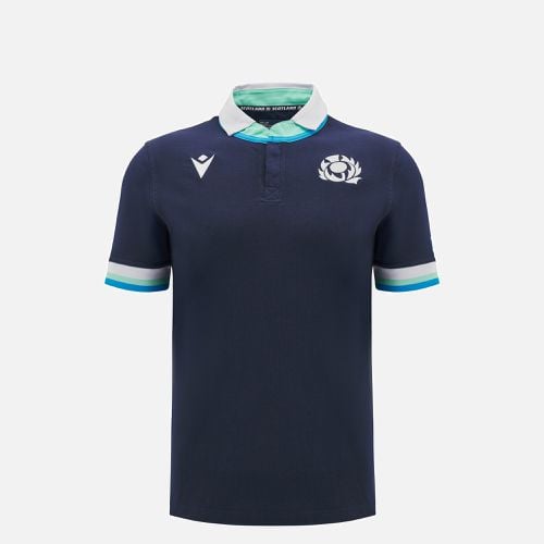 Scotland Rugby 2024/25 junior home short sleeve cotton shirt - Macron - Modalova